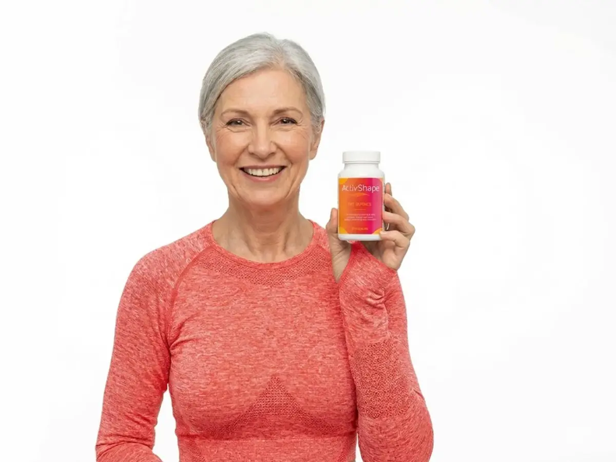 Frau über 40 glücklich und gesund